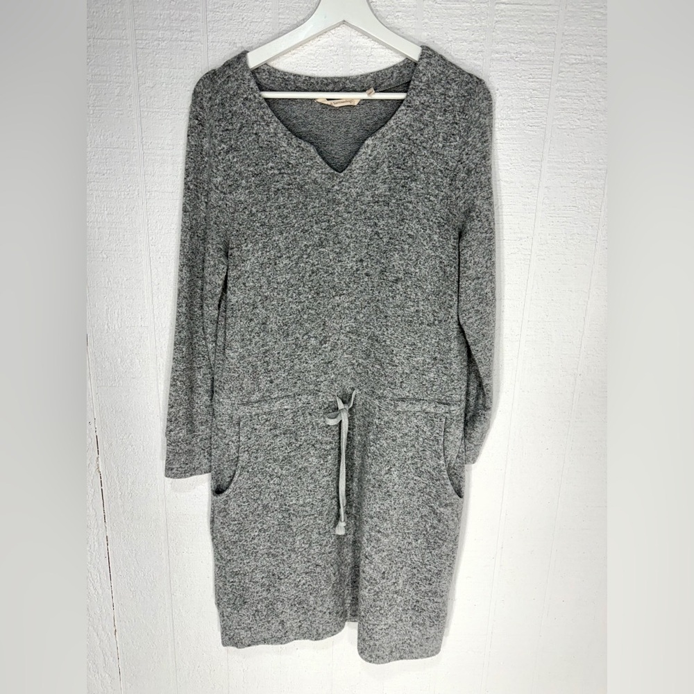 Soft surroundings tunic dress gray size S